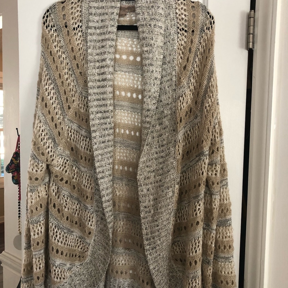 Sz XL Nine West open front cardigan